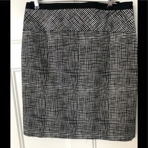 Express Black and White skirt